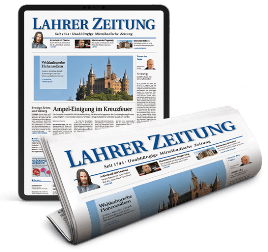 Titelbild Lahrer Zeitung Digitalabo Übersicht